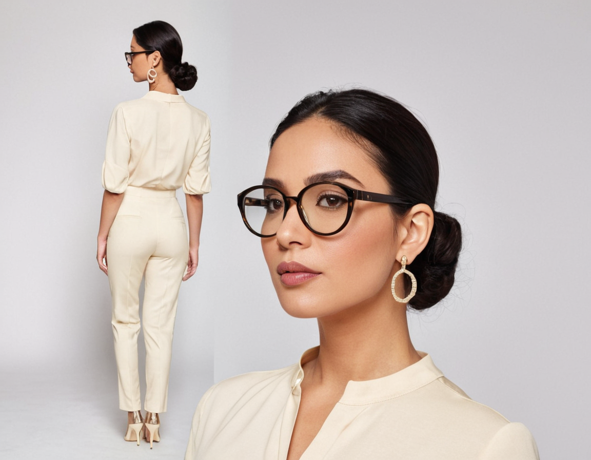 Women's beige cigaratte pant