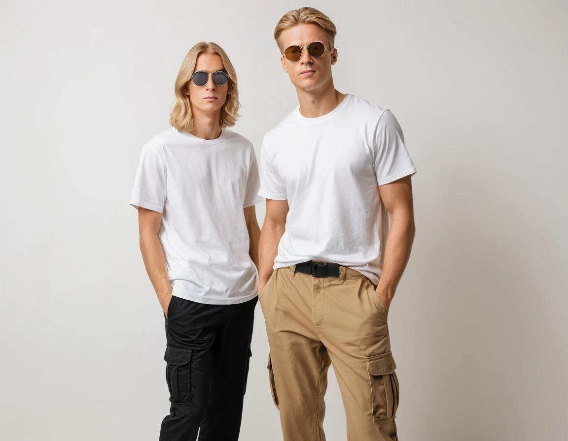 Men's ginger root brown cargo pant.